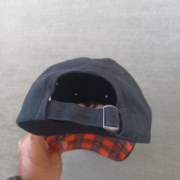 Disney Mickey Mouse Pumpkin Black Hat OS Adjustable Embroidered Parks Halloween - Picture 6 of 8